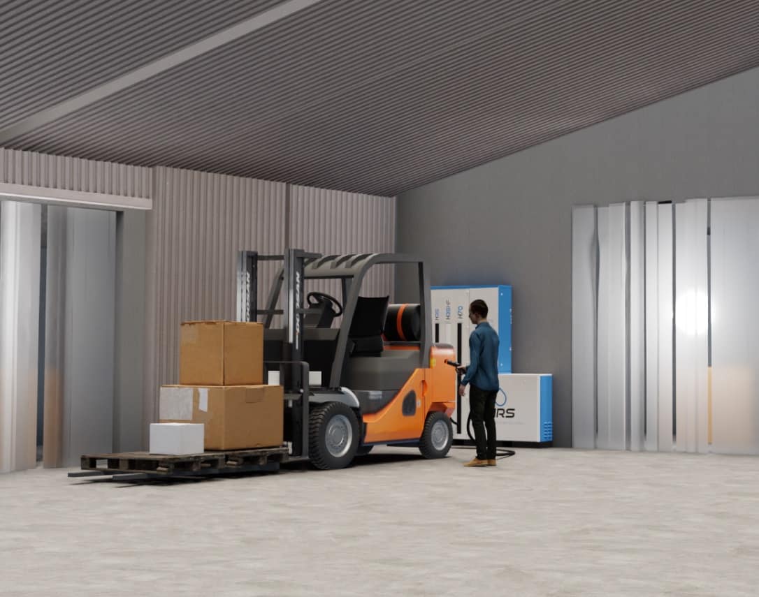 HRS installe une station hydrogène pour flotte de chariots élévateurs