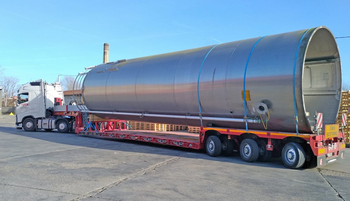 La société Bernard Fragner réceptionne sa nouvelle extra-surbaissée Faymonville