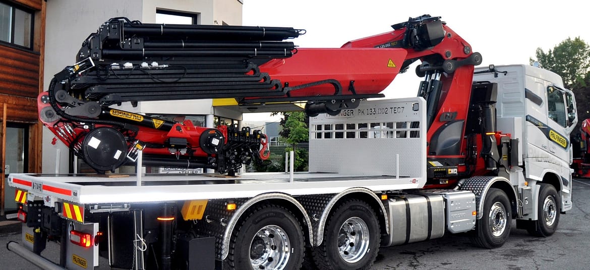 SE Levage réceptionne sa nouvelle Palfinger PK135002 Tec 7