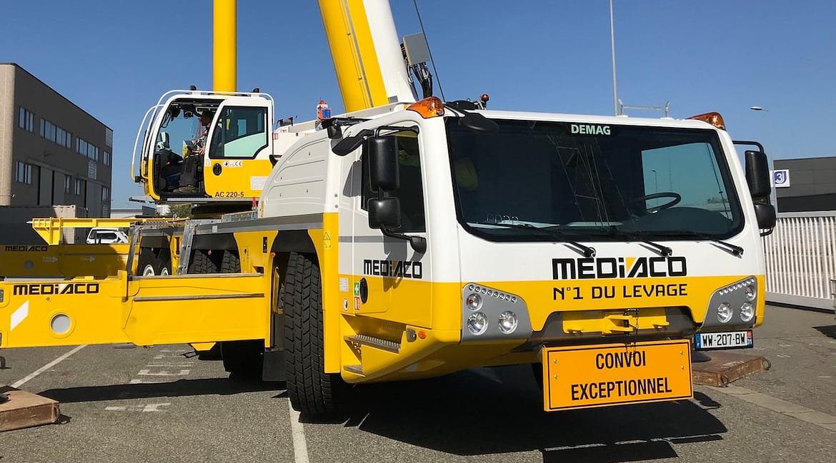 Une nouvelle 220 tonnes pour Mediaco Toulouse