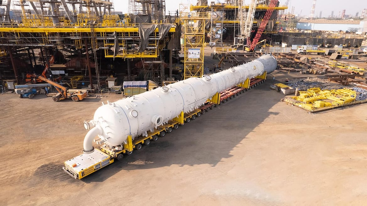 Nouveau convoi record en Inde avec Goldhofer