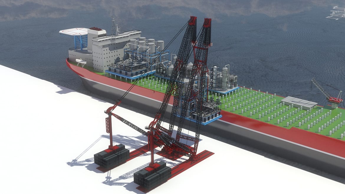 ALE développe une grue de 8000 tonnes !