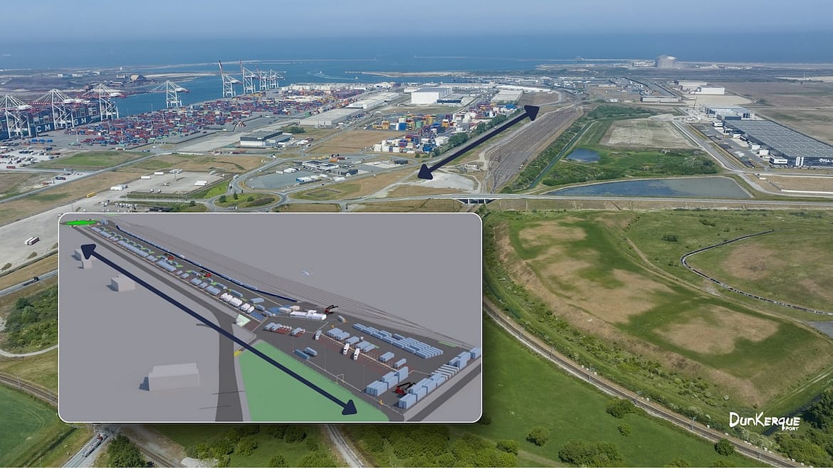 Dunkerque-Port retient Modalis pour son futur terminal de ferroutage