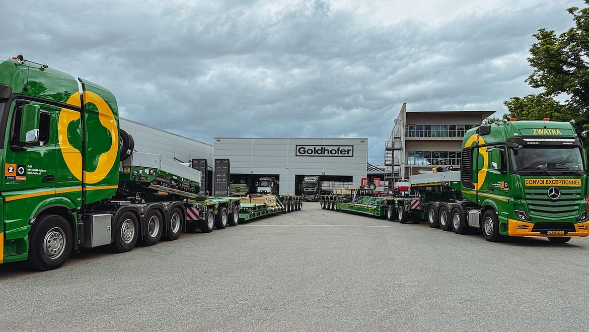14 lignes Goldhofer pour le transporteur Zwatra