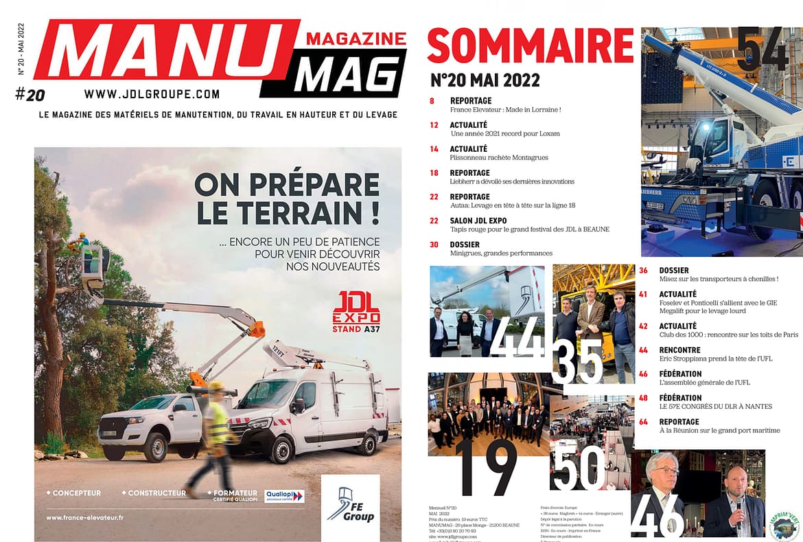 DÉCOUVREZ LA DERNIÈRE ÉDITION DE MANUMAG 20 EN LIGNE !