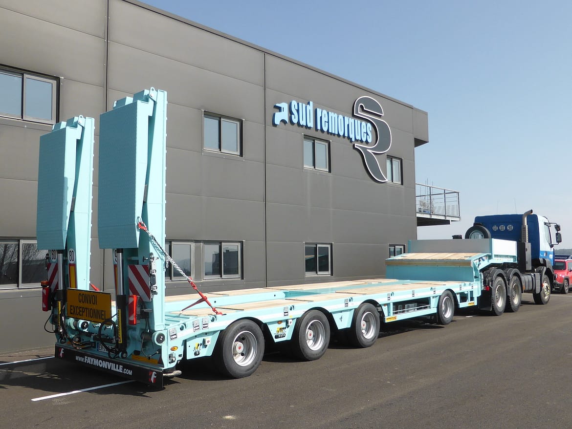 Sud Remorques livre une Faymonville à Crozel TP
