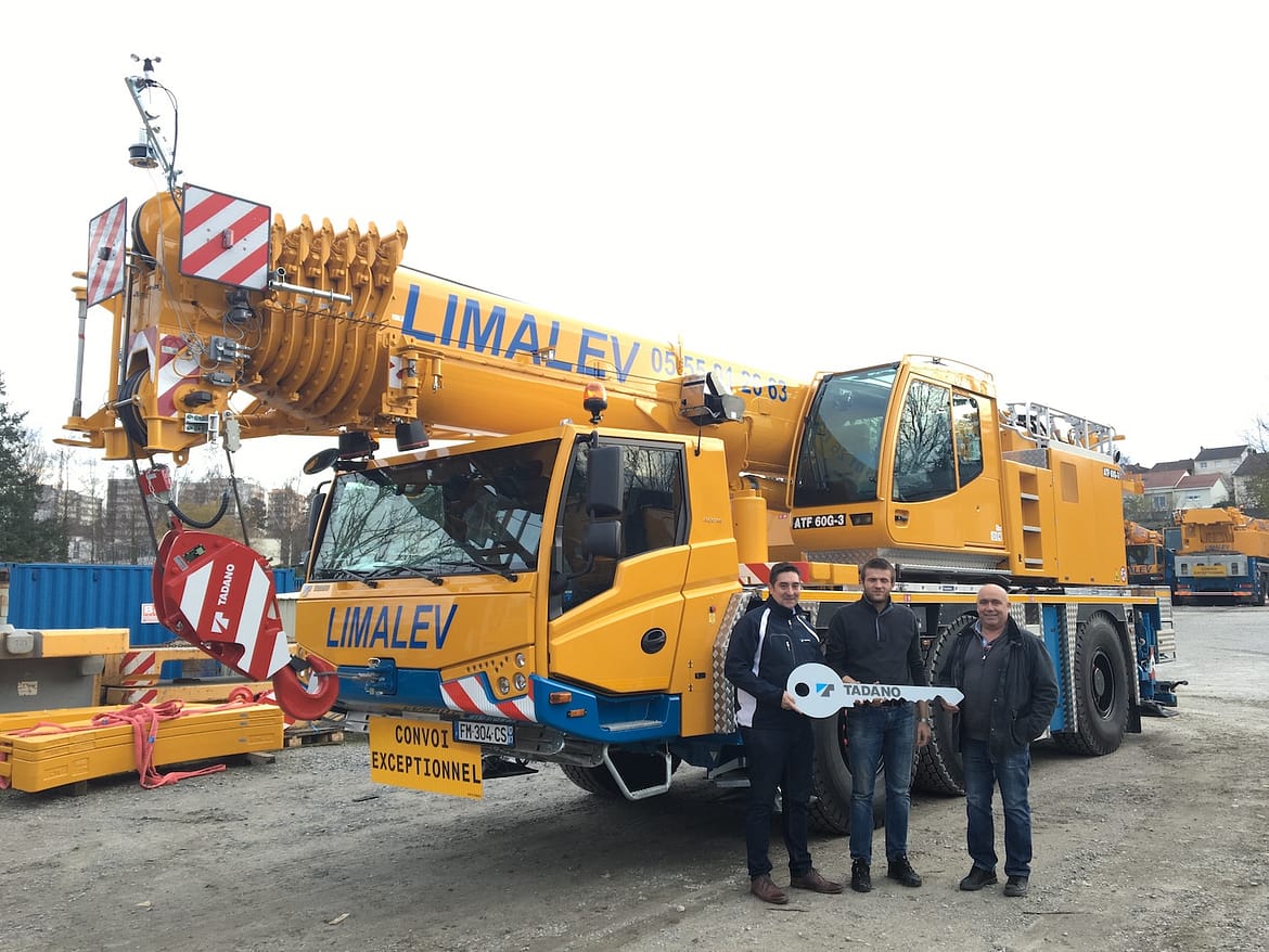 Une nouvelle grue Tadano pour Limalev
