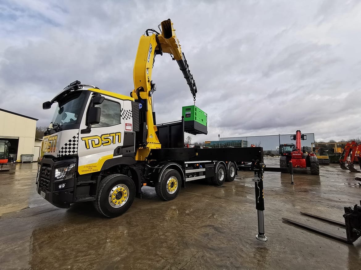 Une nouvelle grue Effer pour TDS 77