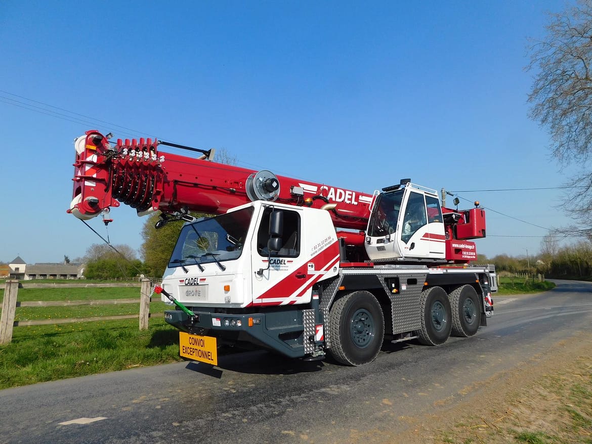 Cadel Levage réceptionne une nouvelle grue mobile