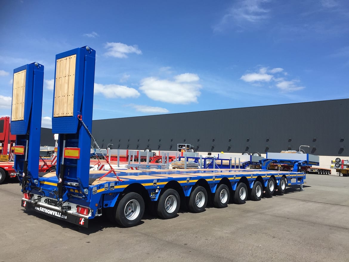 Une nouvelle 8 essieux Faymonville rejoint le Ghana