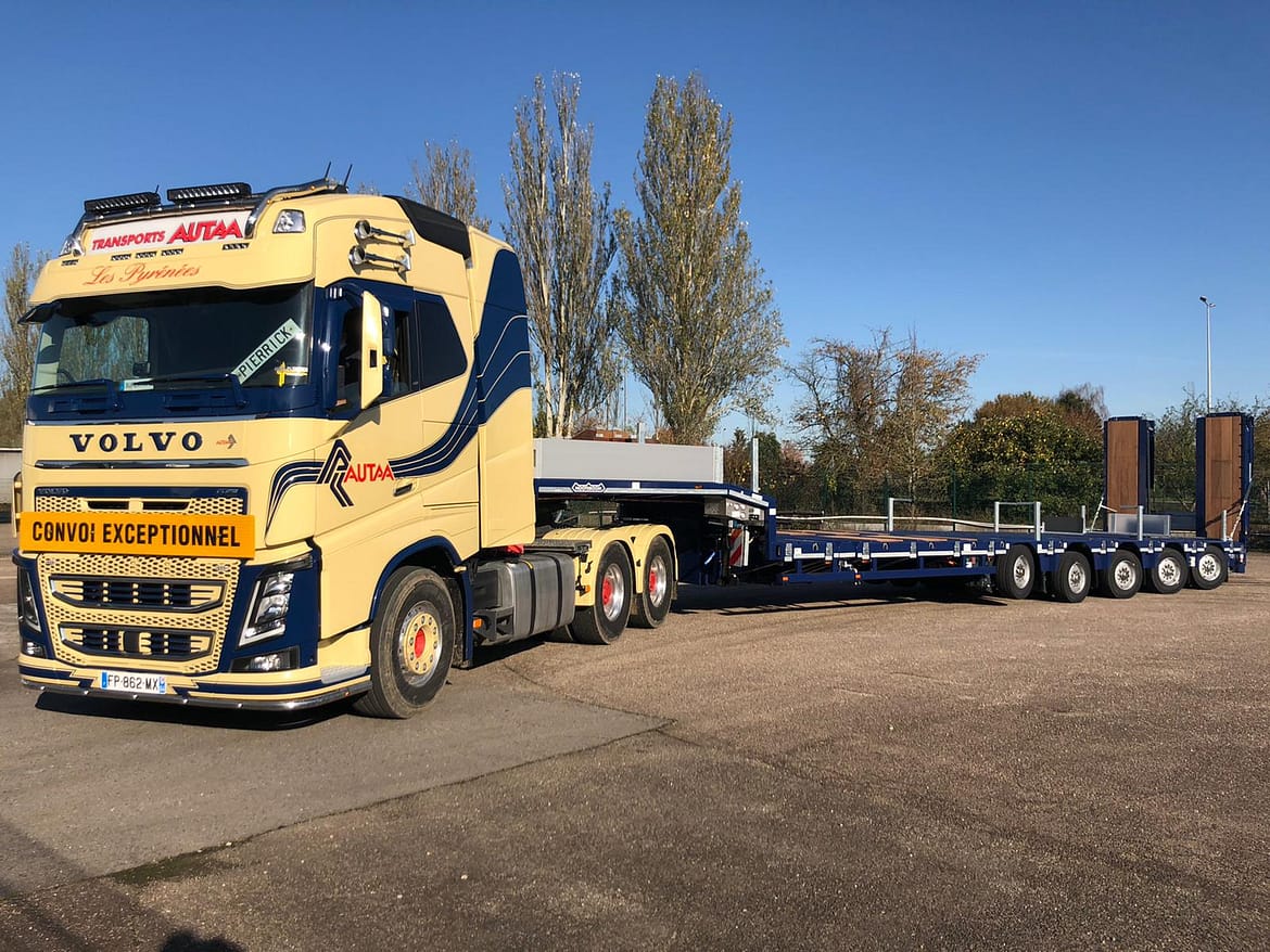 Une nouvelle 5 essieux Nooteboom pour Autaa