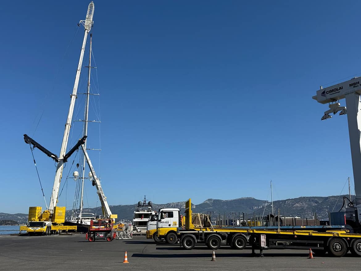 Intervention spectaculaire à Saint-Mandrier-sur-Mer