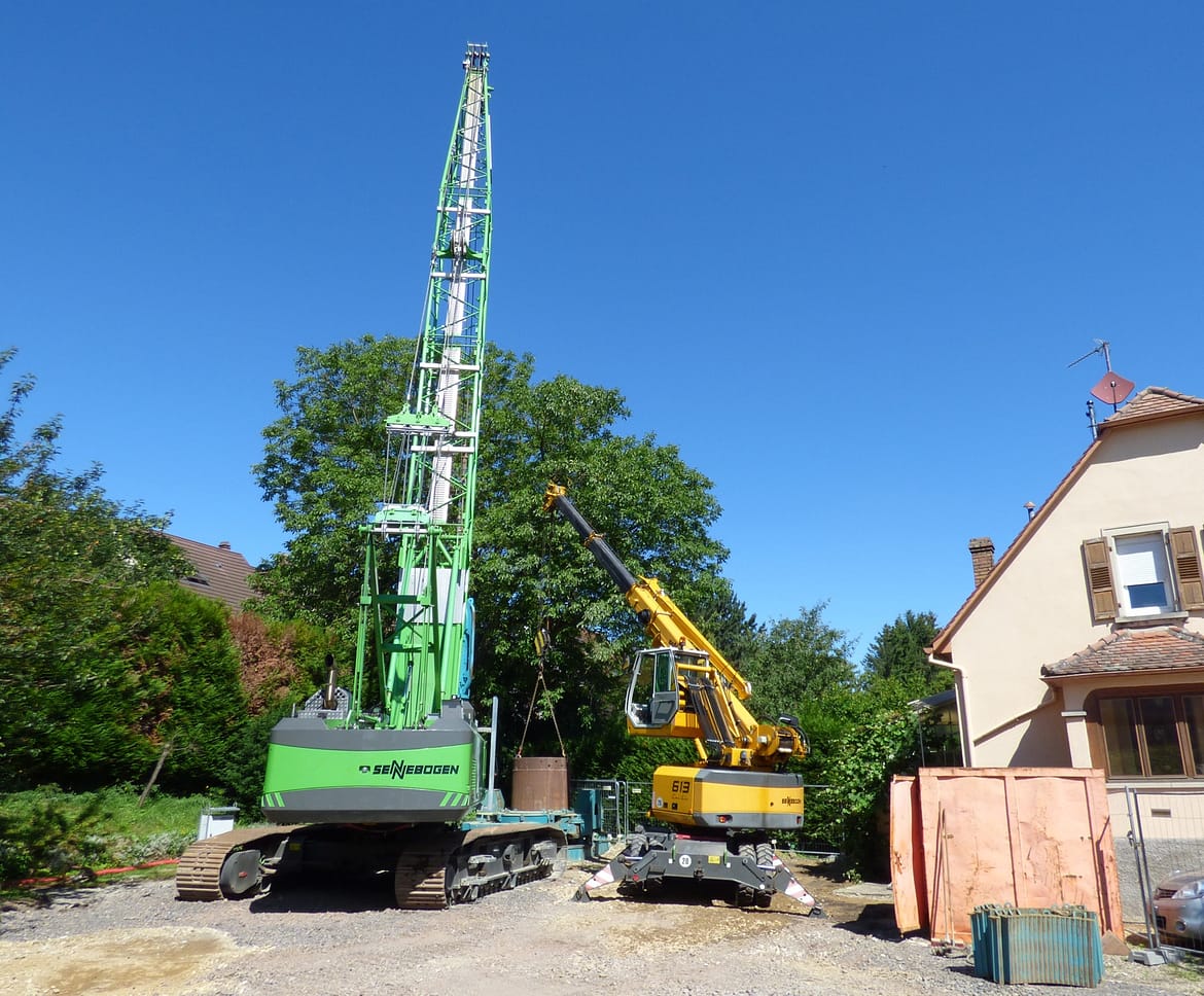 Alsace : applications spéciales pour Sennebogen