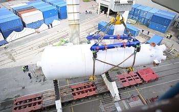 Mammoet et Framatome ont retiré quatre générateurs de vapeur de 300 tonnes de la centrale nucléaire Unterweser (Allemagne)