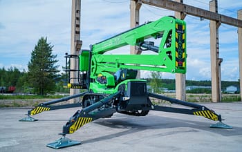 FSI livre deux nacelles Leguan 195 sur chenilles à Baudoux Constructions Métalliques