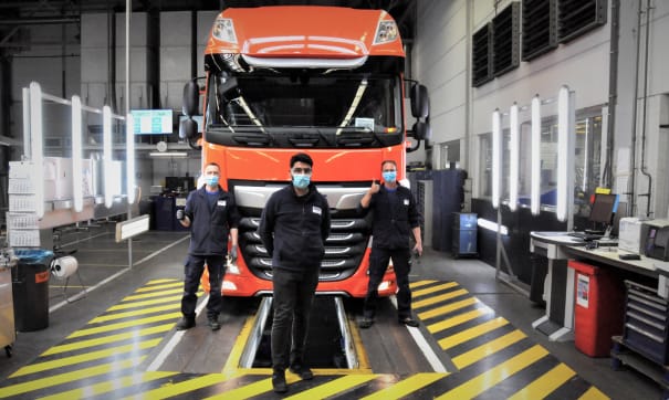 Les camions sortent à nouveau des usines Daf