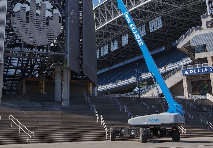 Première présentation en France de la nacelle Genie SX-135 XC aux JDL