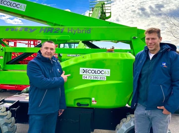 Une Niftylift HR21 hybride pour Ecoloc 63