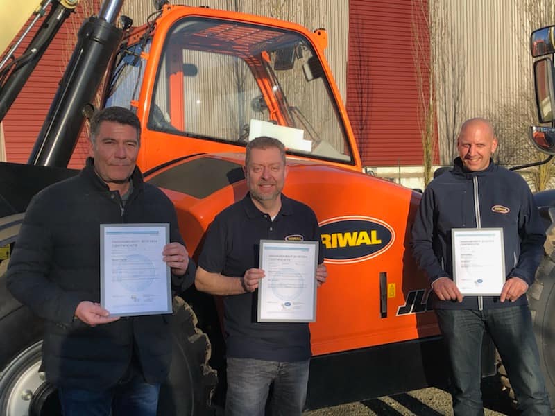 Triple certification pour Riwal France