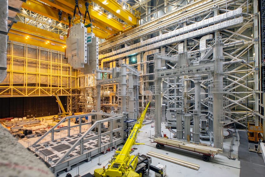 Iter : ultimes tests pour les ponts roulants de 750 tonnes