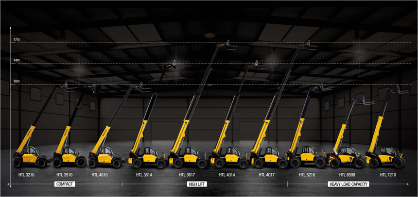 Haulotte élargit sa gamme  avec des chariots gros tonnage
