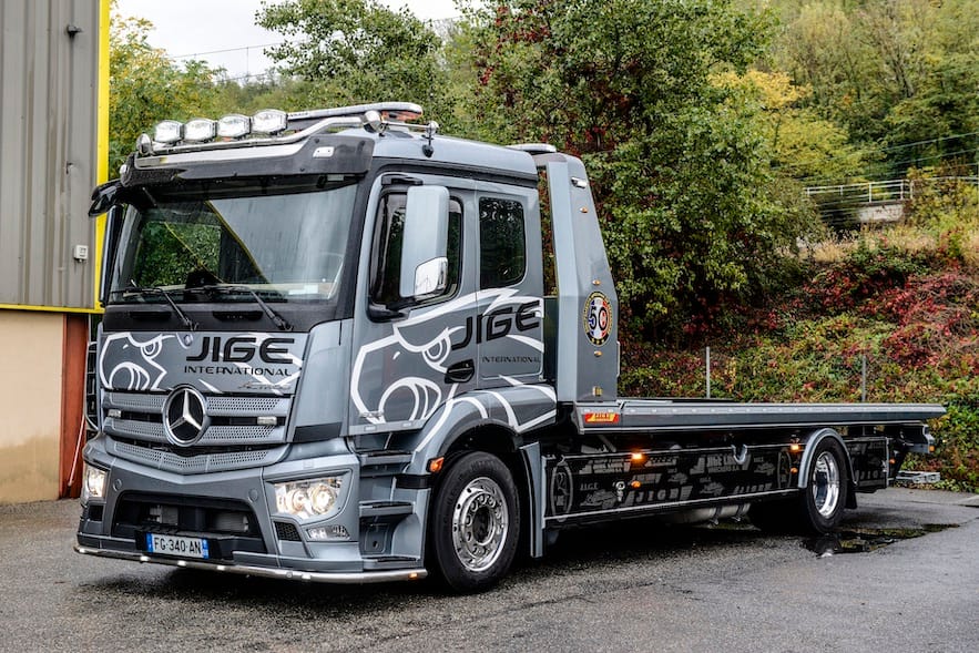 Actros spécial Dépannage pour la société Chapuy