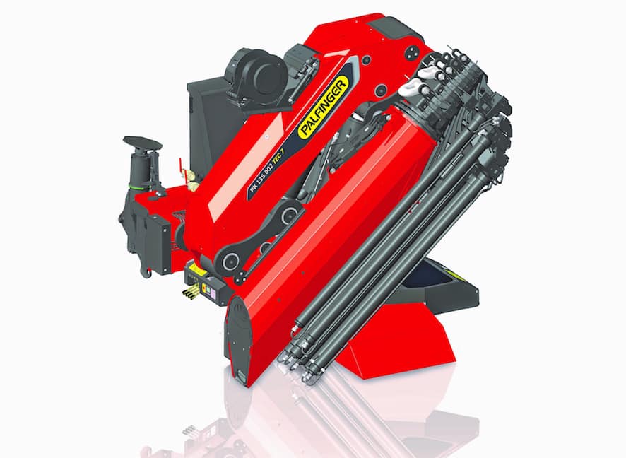 Une nouvelle grue de gros tonnage chez Palfinger