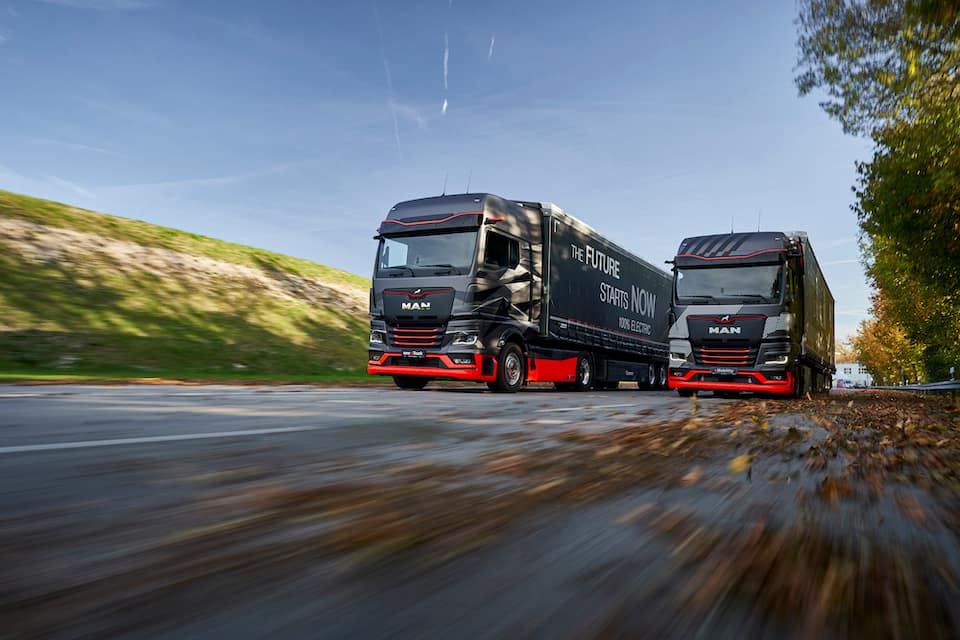 Les premiers eTrucks MAN pour DB Schenker 