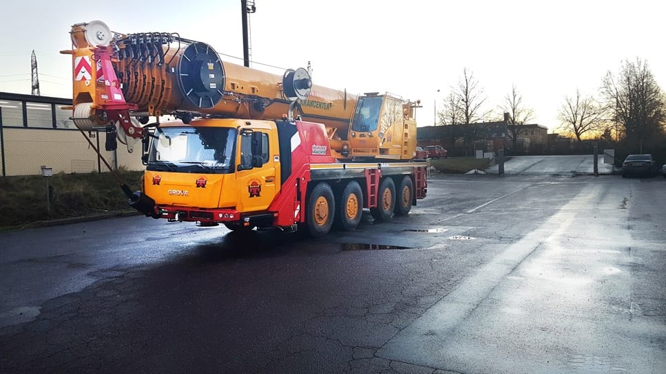 Grove livre sa première grue avec câble synthétique