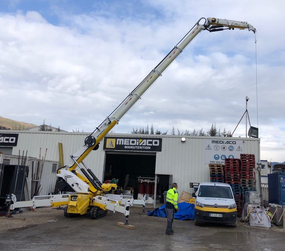 Une nouvelle minigrue Jekko sur la Côte d’Azur