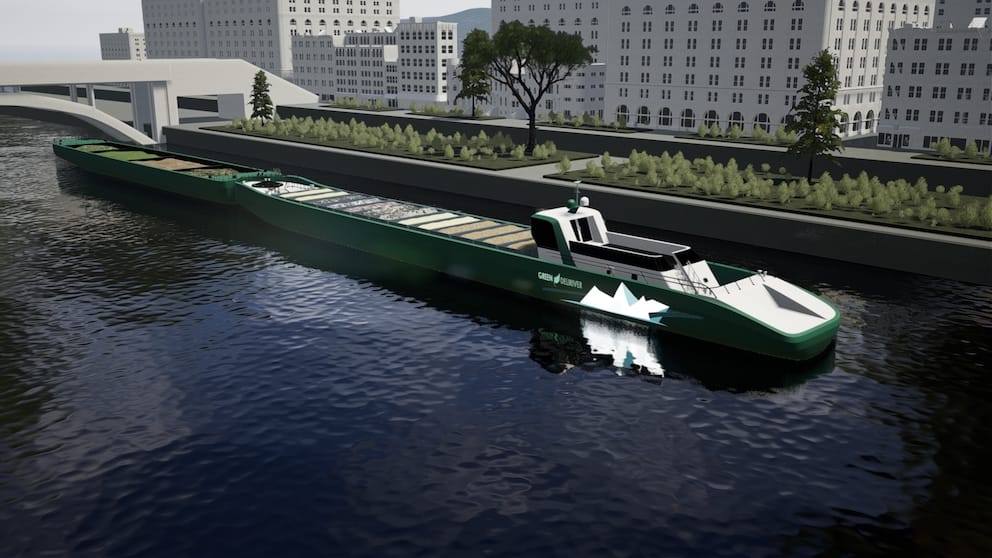 Première en Europe, du bioGNC pour la navigation fluviale