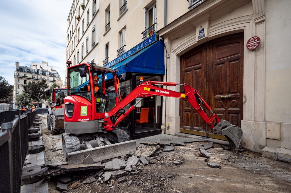 Loxam et Colas décarbonent leur chantier
