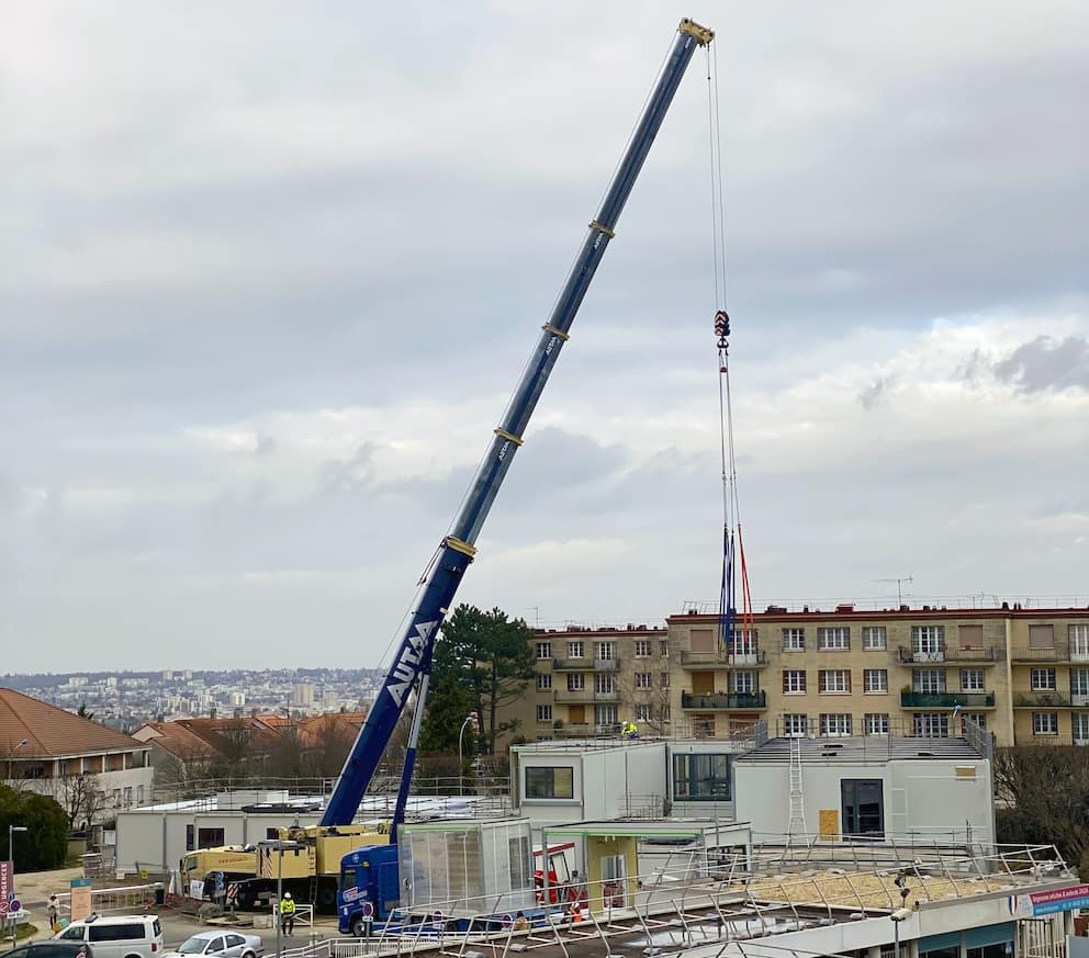 Premier chantier pour la GMK6300L-1 de GCA levage