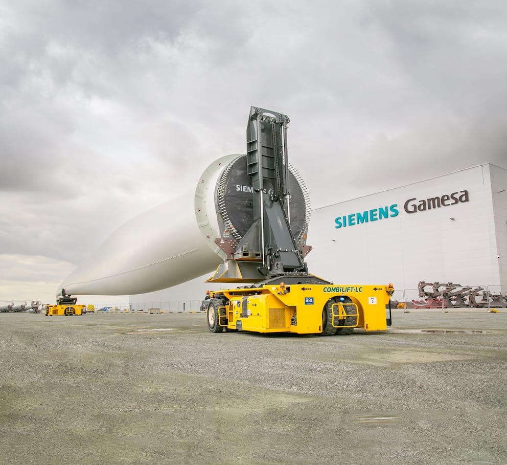 Combilift répond à l’éolien offshore